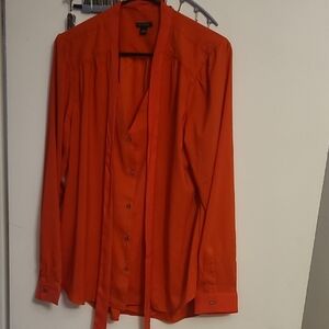 Ann Taylor Vibrant Orange Top